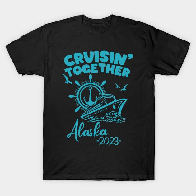 Alaska Cruise 2023 Family Friends and Group Summer Travel Vacation Matching family cruise T-Shirt by AbstractA